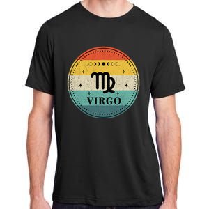 Retro Virgo Birthday Zodiac Sign Virgo Adult ChromaSoft Performance T-Shirt