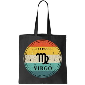 Retro Virgo Birthday Zodiac Sign Virgo Tote Bag