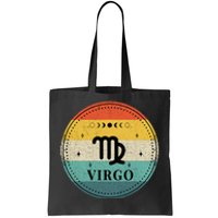 Retro Virgo Birthday Zodiac Sign Virgo Tote Bag