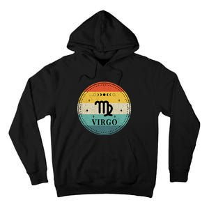 Retro Virgo Birthday Zodiac Sign Virgo Tall Hoodie