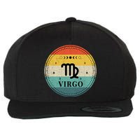 Retro Virgo Birthday Zodiac Sign Virgo Wool Snapback Cap