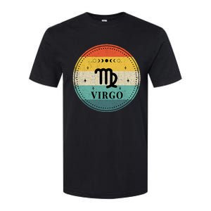 Retro Virgo Birthday Zodiac Sign Virgo Softstyle CVC T-Shirt