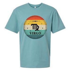 Retro Virgo Birthday Zodiac Sign Virgo Sueded Cloud Jersey T-Shirt