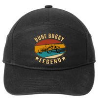 Retro Vintage Beach Car Dune Buggy Legend 7-Panel Snapback Hat