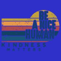 Retro Vintage Be A Nice Human Kindness Matters Giftbe Kind Gift Baby Bodysuit