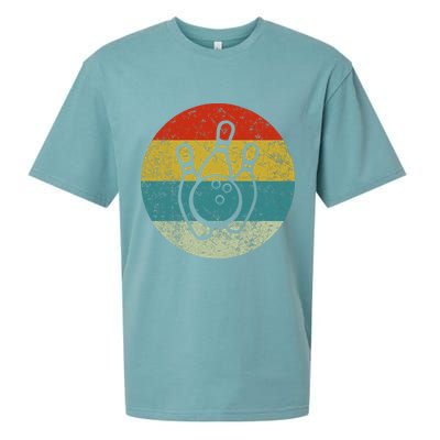 Retro Vintage Bowling Sueded Cloud Jersey T-Shirt