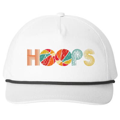 Retro Vintage Basketball Hoops Snapback Five-Panel Rope Hat