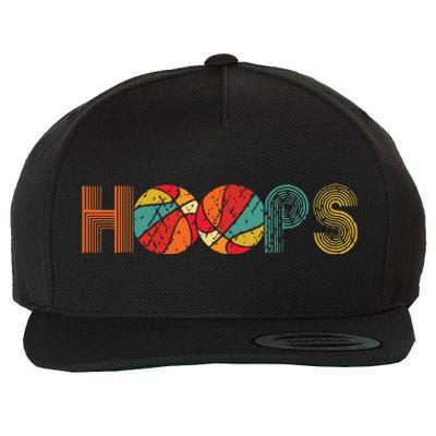 Retro Vintage Basketball Hoops Wool Snapback Cap