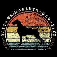 Retro Vintage Best Weimaraner Dad Ever Father Day Backpack