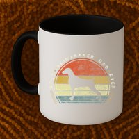 Retro Vintage Best Weimaraner Dad Ever Father Day Mug