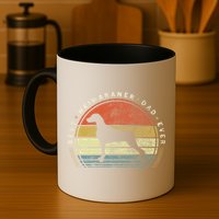 Retro Vintage Best Weimaraner Dad Ever Father Day Mug