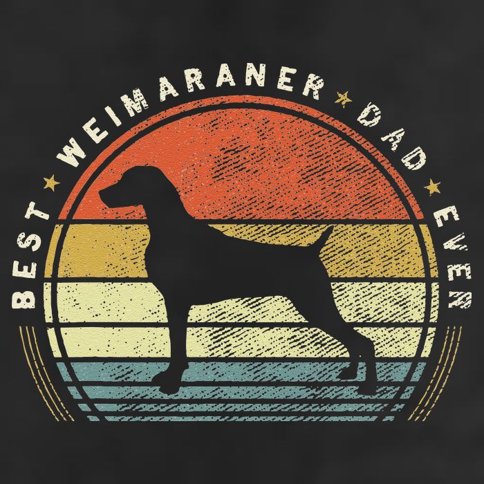 Retro Vintage Best Weimaraner Dad Ever Father Day Hat