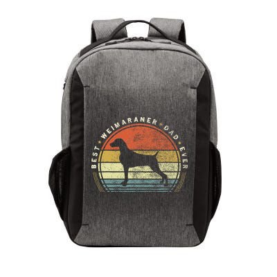 Retro Vintage Best Weimaraner Dad Ever Father Day Vector Backpack