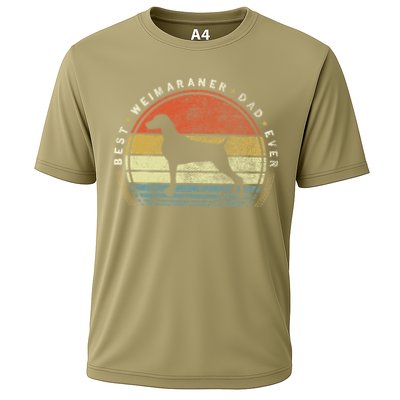 Retro Vintage Best Weimaraner Dad Ever Father Day Performance Shirt