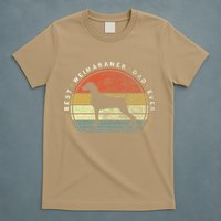 Retro Vintage Best Weimaraner Dad Ever Father Day T-Shirt