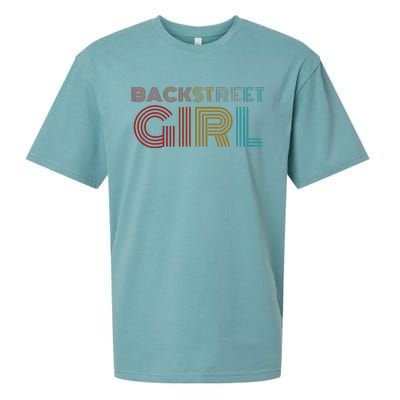 Retro Vintage Backstreet Girl Sueded Cloud Jersey T-Shirt