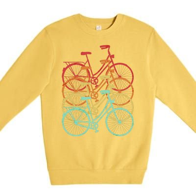 Retro Vintage Bicycle Bike Premium Crewneck Sweatshirt