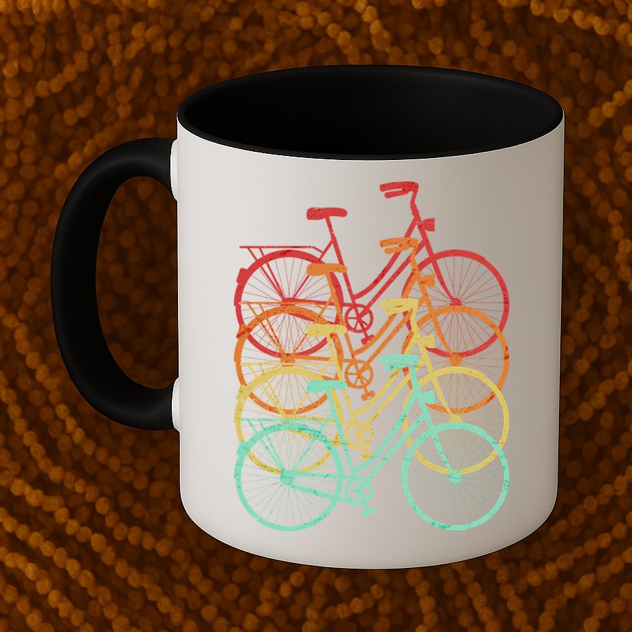 Retro Vintage Bicycle Bike Mug