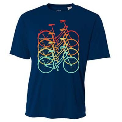 Retro Vintage Bicycle Bike Cooling Performance Crew T-Shirt