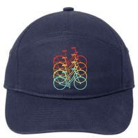 Retro Vintage Bicycle Bike 7-Panel Snapback Hat