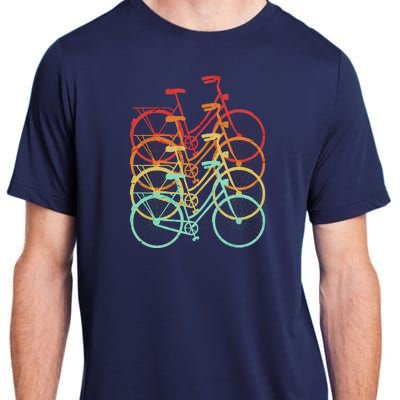 Retro Vintage Bicycle Bike Adult ChromaSoft Performance T-Shirt