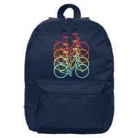 Retro Vintage Bicycle Bike 16 in Basic Backpack