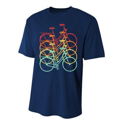 Retro Vintage Bicycle Bike Performance Sprint T-Shirt