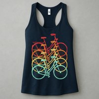 Retro Vintage Bicycle Bike Womens Tank Top