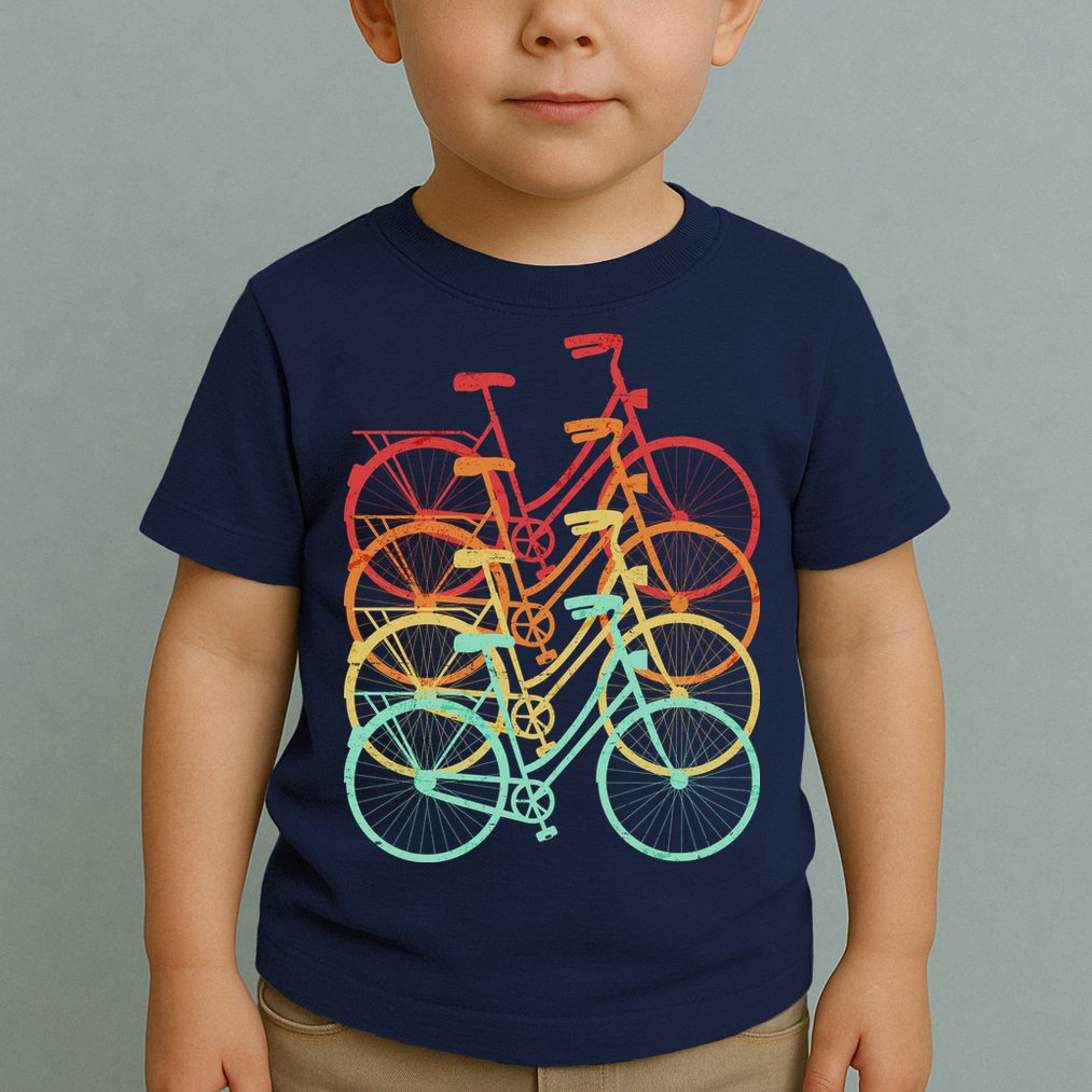 Retro Vintage Bicycle Bike Toddler T-Shirt