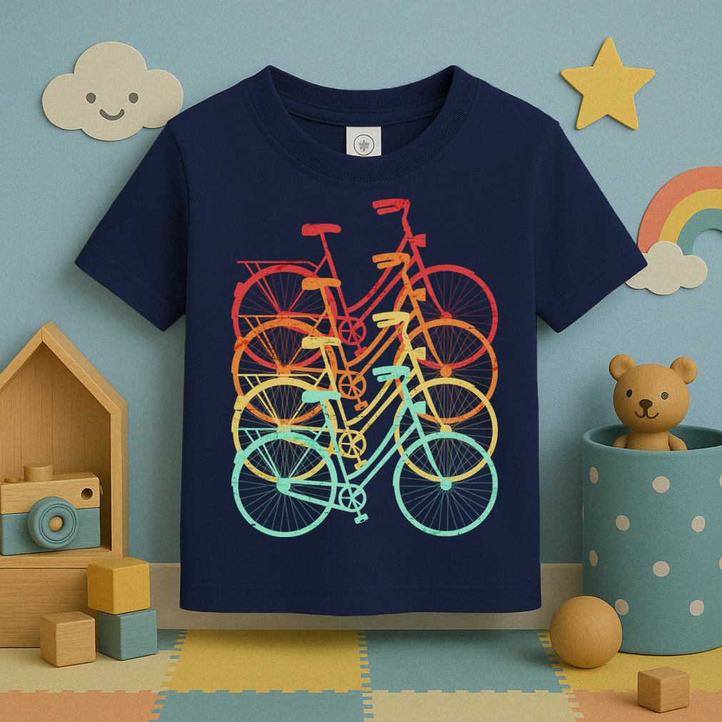 Retro Vintage Bicycle Bike Toddler T-Shirt