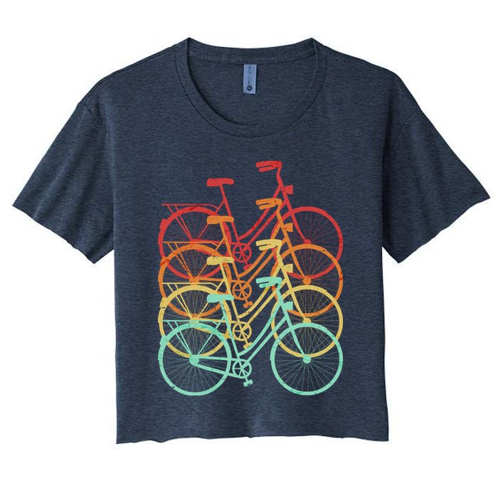 Retro Vintage Bicycle Bike Crop Top