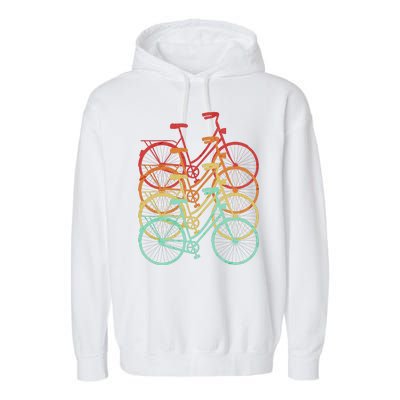 Retro Vintage Bicycle Bike Garment-Dyed Fleece Hoodie