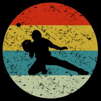 Retro Vintage Baseball Catcher T-Shirt