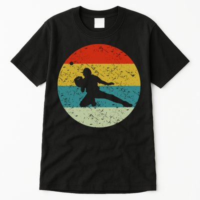 Retro Vintage Baseball Catcher Tall T-Shirt