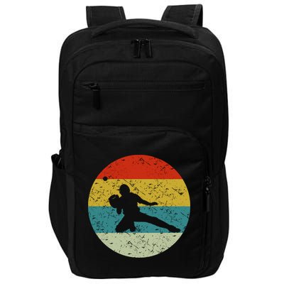 Retro Vintage Baseball Catcher Impact Tech Backpack