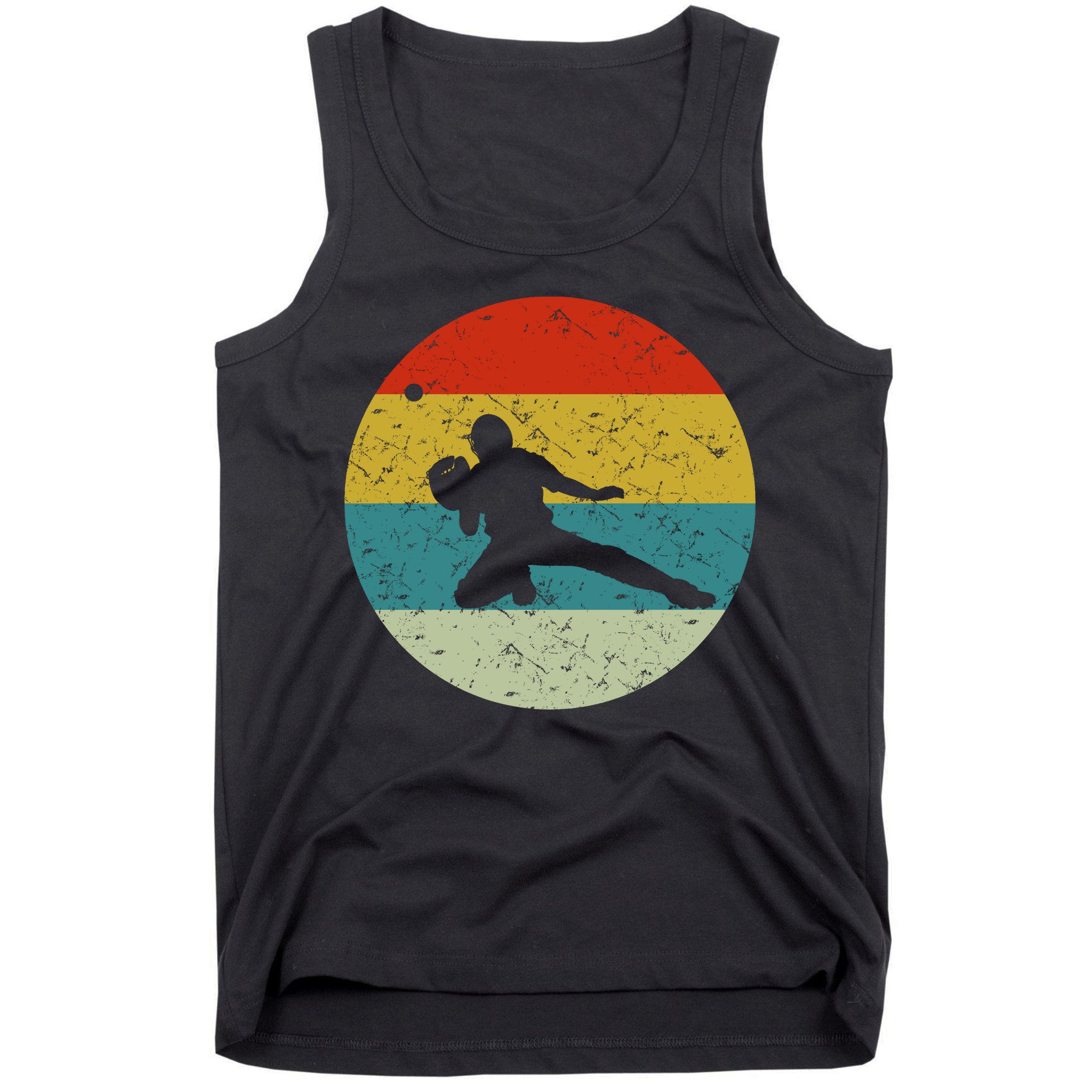 Retro Vintage Baseball Catcher Tank Top