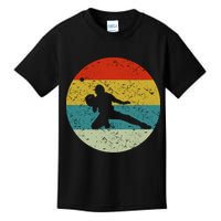 Retro Vintage Baseball Catcher Kids T-Shirt