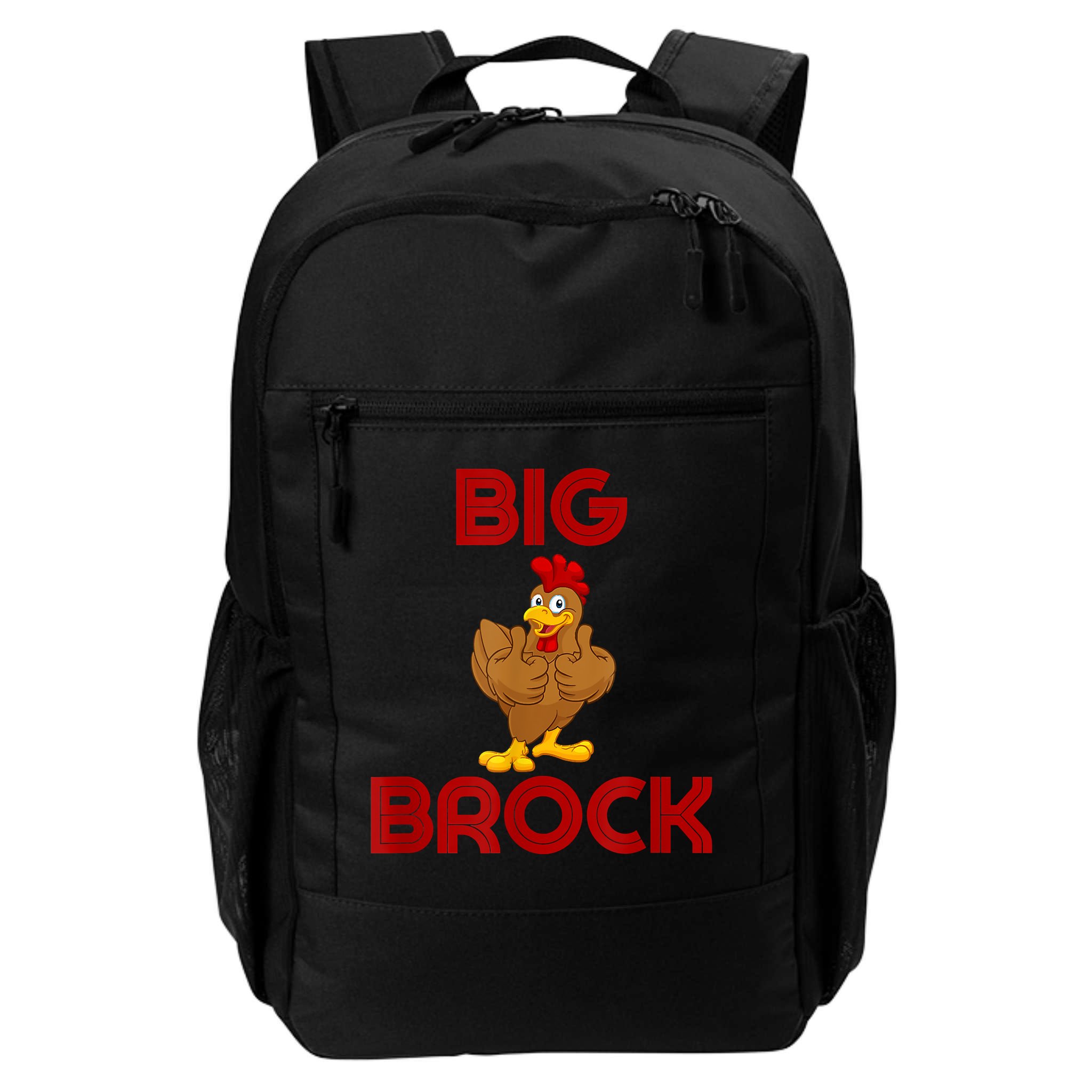 Retro Vintage Big Cock Brock Humor Backpack