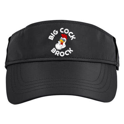 Retro Vintage Big Cock Brock Humor Adult Drive Performance Visor