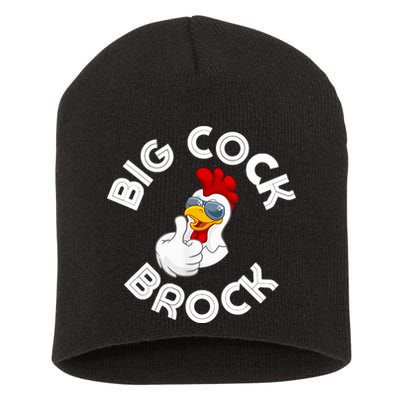 Retro Vintage Big Cock Brock Humor Short Acrylic Beanie