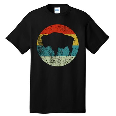 Retro Vintage Bison Tall T-Shirt