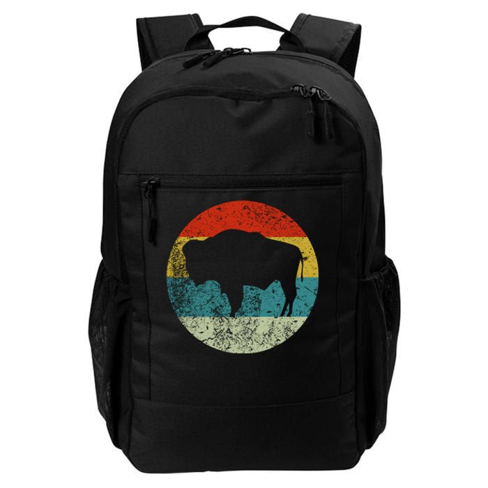 Retro Vintage Bison Daily Commute Backpack