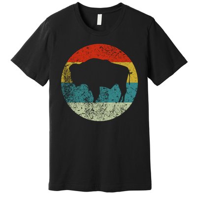 Retro Vintage Bison Premium T-Shirt