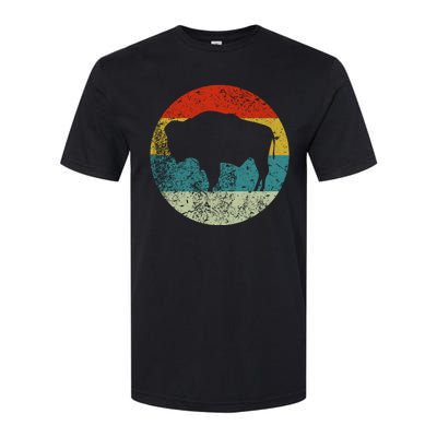 Retro Vintage Bison Softstyle® CVC T-Shirt