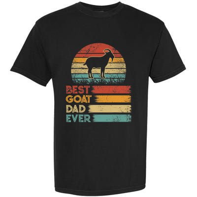 Retro Vintage Best Goat Dad Ever Garment-Dyed Heavyweight T-Shirt