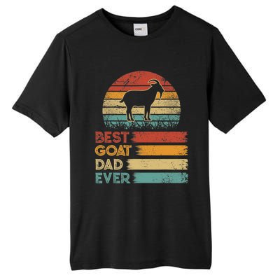 Retro Vintage Best Goat Dad Ever Tall Fusion ChromaSoft Performance T-Shirt