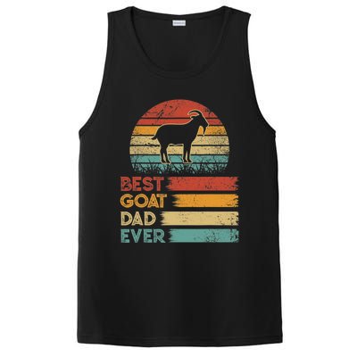 Retro Vintage Best Goat Dad Ever PosiCharge Competitor Tank