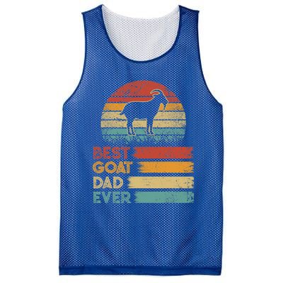 Retro Vintage Best Goat Dad Ever Mesh Reversible Basketball Jersey Tank