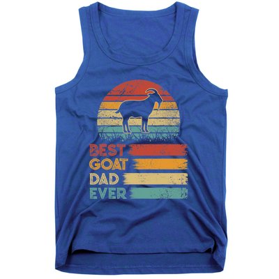 Retro Vintage Best Goat Dad Ever Tank Top