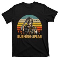 Retro Vintage Burning Art Spear Music Jamaican Singers T-Shirt